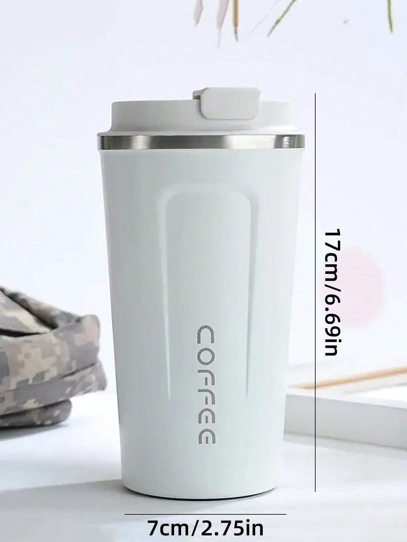 "500ml Temperature Display Coffee Cup - perfect for office, travel, and home! 🌡️☕ #CoffeeLovers #TravelMug"